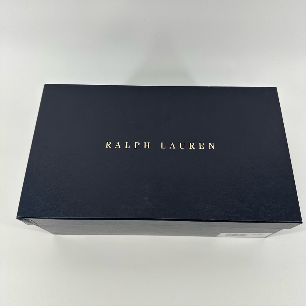 NEW Ralph Lauren Purple Label Severn Burnished Calfskin leather brown men shoes - Picture 2 of 10